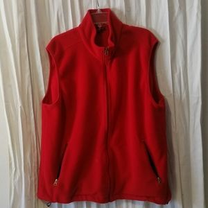 Lands' End Polar fleece vest, xl